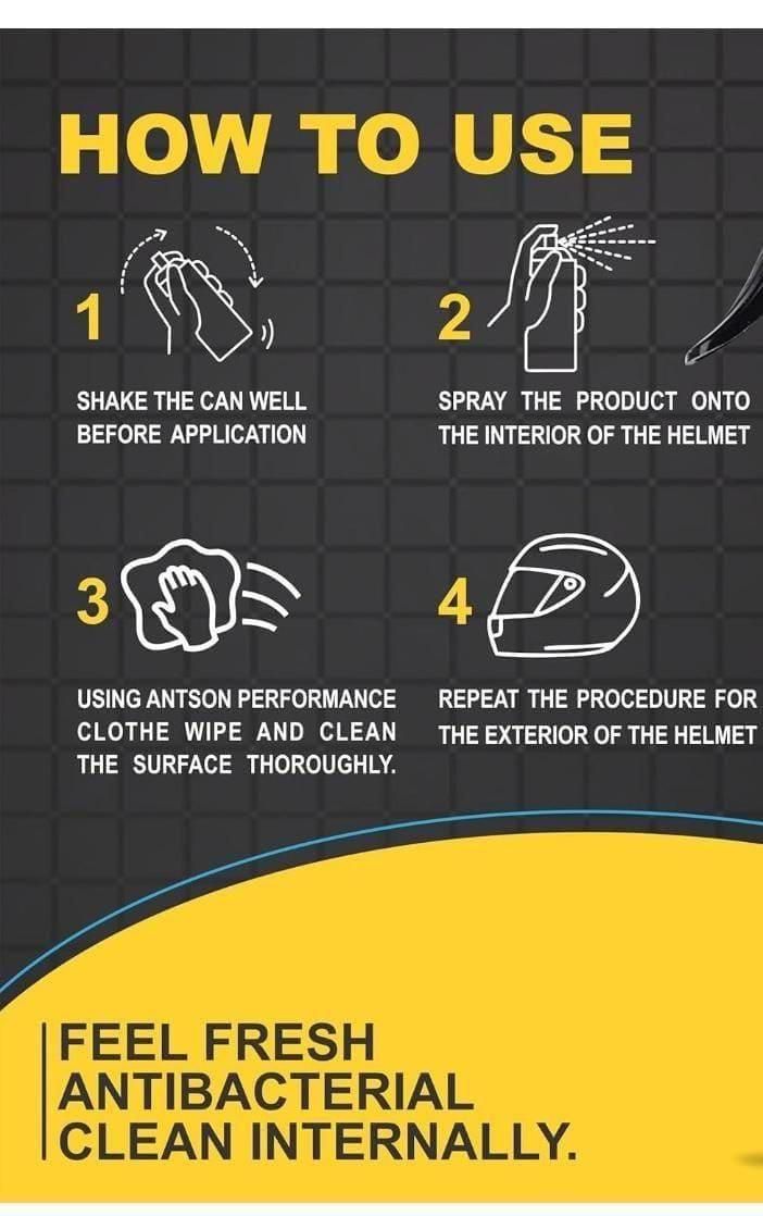 Helmet Disinfecting Spray 200 ml