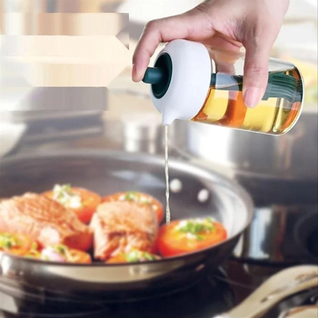 2 In 1 Oil Dispenser 250 ml for Kitchen