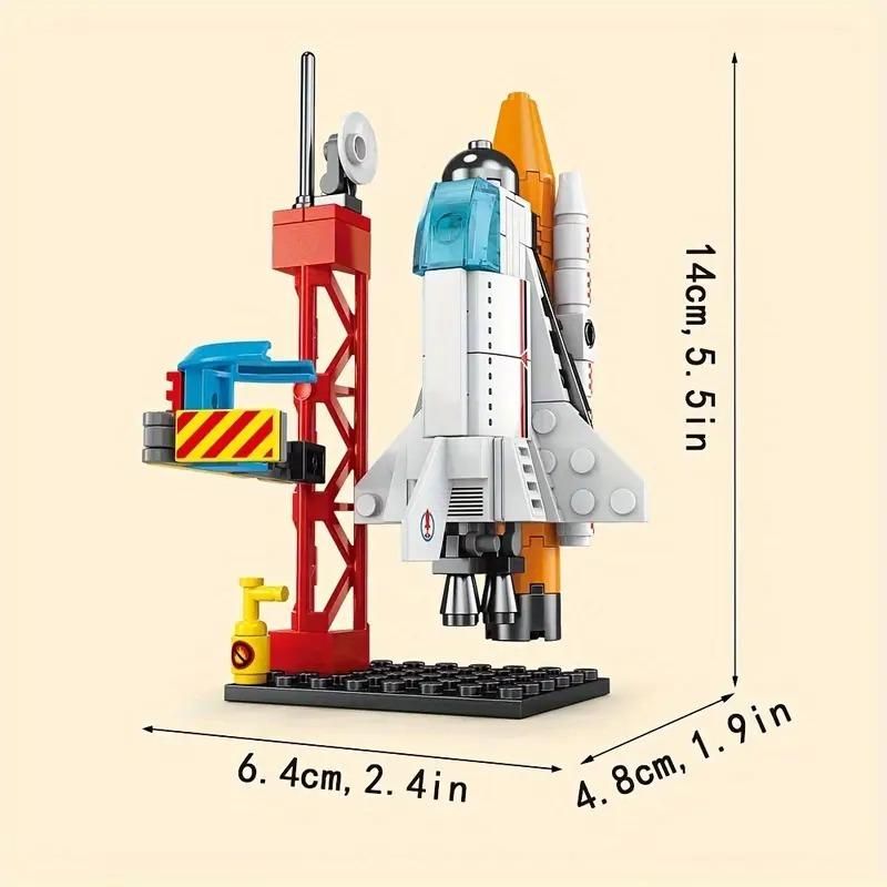 8 in 1 Spacecraft Building Blocks